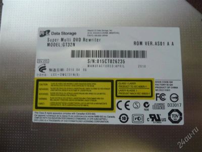 Лот: 2407659. Фото: 1. DVD±R/RW от ноутбука (не рабочий... Приводы CD, DVD, BR, FDD