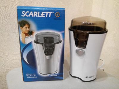 Лот: 7116457. Фото: 1. Кофемолка Scarlett SC-010 Новая... Кухонная