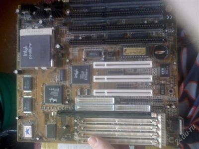 Лот: 911550. Фото: 1. Intel Pentium + Lucky Star 5IVX1C... Материнские платы