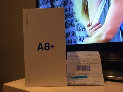 Лот: 12277030. Фото: 1. Samsung Galaxy A8+. Смартфоны