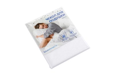 Лот: 23667700. Фото: 1. Чехол для подушки blue sleep 307. Одеяла, подушки