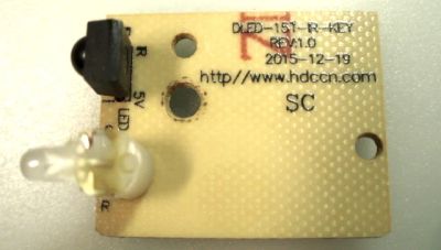 Лот: 18689957. Фото: 1. Модуль IR/LED/KEY DLED-15T-R-KEY... Запчасти для телевизоров, видеотехники, аудиотехники