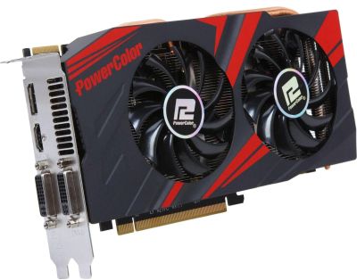 Лот: 17479885. Фото: 1. Power Color Radeon R9 270X 2GB... Видеокарты