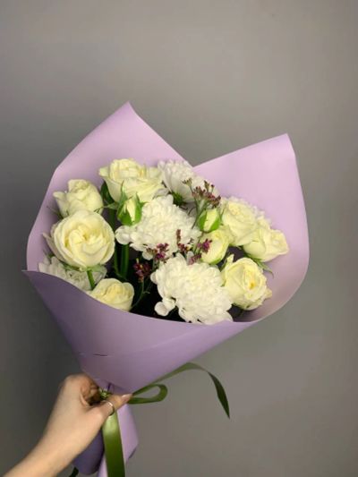 Лот: 25577707. Фото: 1. 9. Букет - комплимент сборный. Свежие цветы