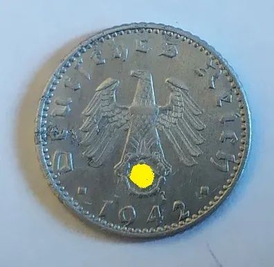 Лот: 20025013. Фото: 1. Германия 50 рейхспфеннингов 1942... Германия и Австрия