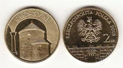 Лот: 2127291. Фото: 1. 2 злотых 2005 год. Исторические... Европа