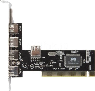 Лот: 10751368. Фото: 1. Продам контроллер PCI 5хUSB 2... Платы расширения, контроллеры, доп. порты