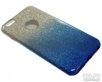 Лот: 13549516. Фото: 1. Чехол iPhone 6/6S Plus Shine серебро... Чехлы, бамперы