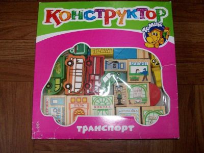 Лот: 9629370. Фото: 1. Развивающий деревянный конструктор... Конструкторы