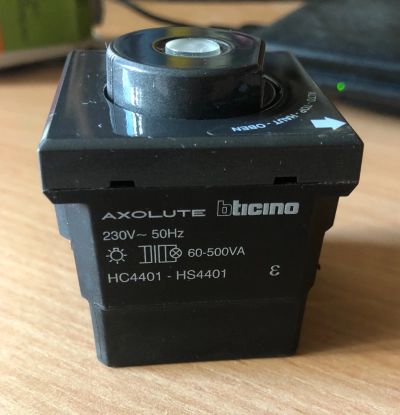 Лот: 15786975. Фото: 1. Диммер Legrand Bticino Axolute... Электроустановочные изделия