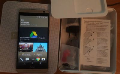 Лот: 9523718. Фото: 1. Смартфон HTC One E9+, экран SuperLCD... Смартфоны