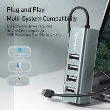 Лот: 24973079. Фото: 1. USB Hub на 4 USB Awei CL-122T... USB хабы