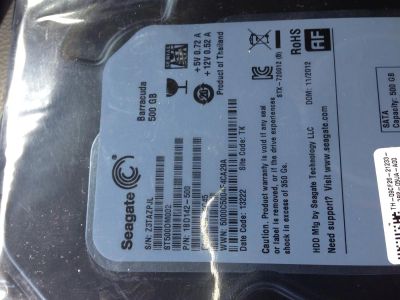 Лот: 3351059. Фото: 1. Seagate 500 gb 7200 sata (жесткий... Жёсткие диски (HDD)