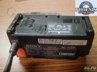 Лот: 8312452. Фото: 1. Sony ac-v25 7.5v 1.2a vtr 10v... Другое (фото, видеокамеры, оптика)