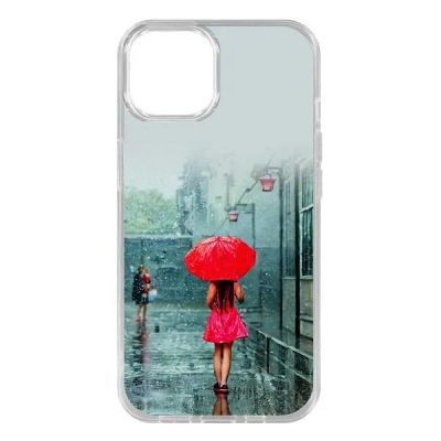 Лот: 25051257. Фото: 1. Чехол Krutoff Clear Case "Красный... Чехлы, бамперы