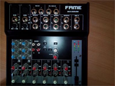 Лот: 7874202. Фото: 1. Продам микшерный пульт fame mix... Микшеры, предусилители, микрофонные эффекты