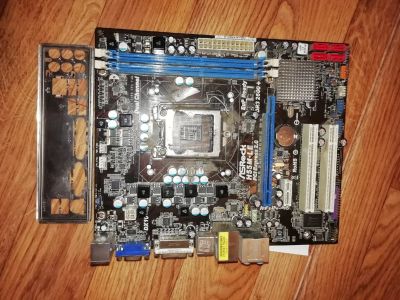 Лот: 15659700. Фото: 1. Материнская плата h55m-le asrock... Материнские платы