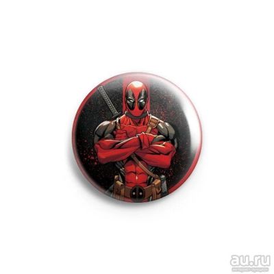 Лот: 10244803. Фото: 1. Значок комикс Marvel Дэдпул №2. Сувенирные