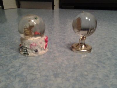 Лот: 3429038. Фото: 1. Шарик и стеклянный глобус. Фигурки, статуэтки