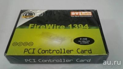 Лот: 8749764. Фото: 1. PCI controller card firewire 1394... Платы расширения, контроллеры, доп. порты