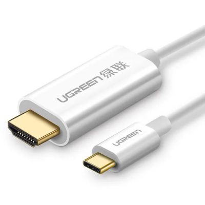 Лот: 21574372. Фото: 1. Кабель UGREEN USB-C to HDMI ABS... Шлейфы, кабели, переходники
