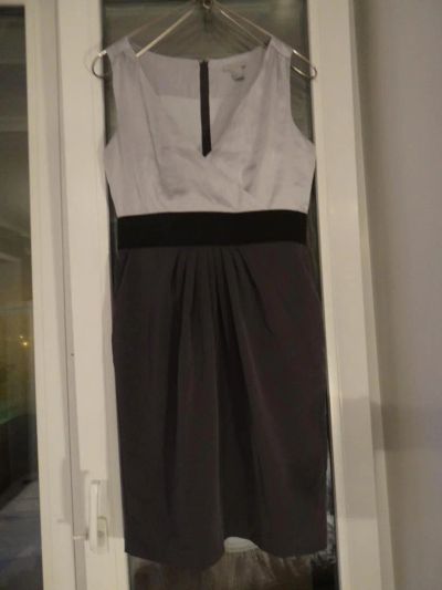 Лот: 5074281. Фото: 1. Платье H&M с атласным верхом... Платья