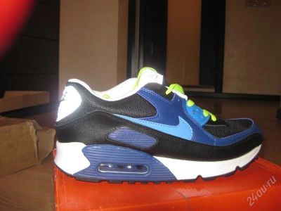 Лот: 1504621. Фото: 1. Nike Air Max 90 синие. Кеды, кроссовки, слипоны