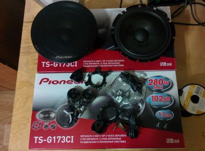 Лот: 11628936. Фото: 1. Акустическая система Pioneer TS-G173ci. Акустика автомобильная