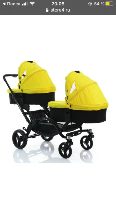 Лот: 15818013. Фото: 1. Коляска 2 в 1 для двойни FD-Design... Коляски