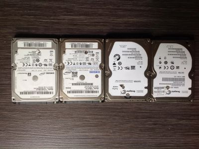 Лот: 12033345. Фото: 1. 4 HDD неисправные, вскрывались... Жёсткие диски (HDD)