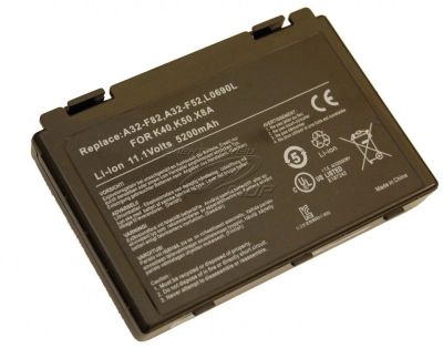 Лот: 5352942. Фото: 1. Аккумулятор для ASUS K60 5200mAh... Аккумуляторы