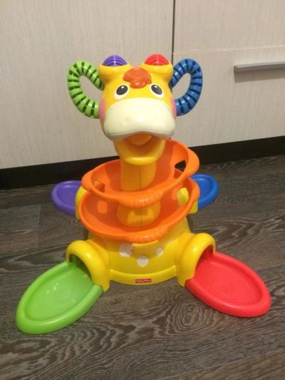 Лот: 11242809. Фото: 1. Fisher-Price Жираф "Держись и... Развивающие