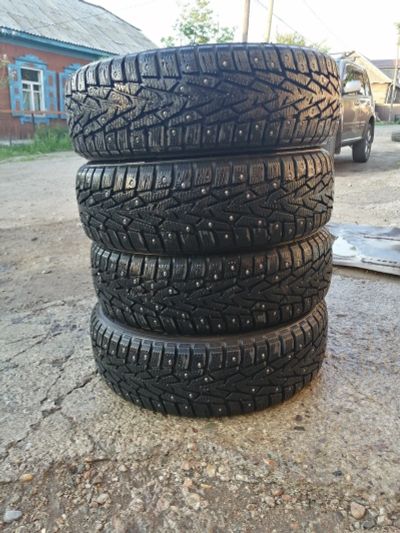 Лот: 16342170. Фото: 1. Резина зимняя шипованная Nokian... Шины