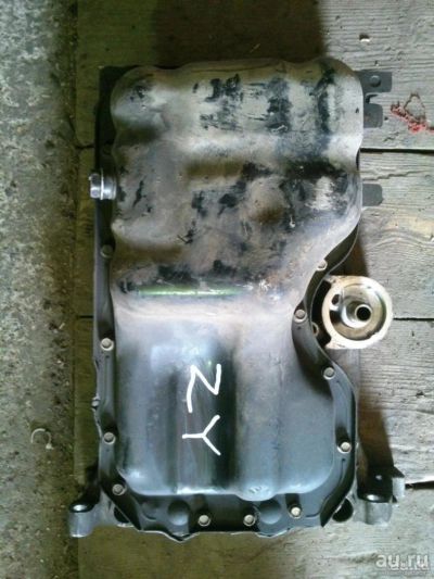 Лот: 14032499. Фото: 1. Поддон двигателя Mazda Axela BK5... Двигатель и элементы двигателя