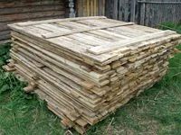 Лот: 6934213. Фото: 1. Доска заборная. 400-500 шт. 150х25х2000. Древесина, пиломатериал