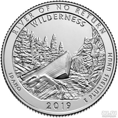 Лот: 15581041. Фото: 1. США 25 центов 2019 года. 50 монета... Америка