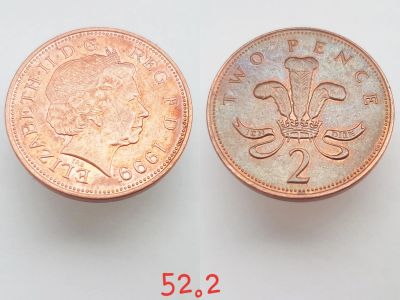 Лот: 15590736. Фото: 1. монета Великобритания 2 пенса... Великобритания и острова