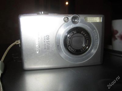 Лот: 1022690. Фото: 1. canon digital ixus 60 - легендарный... Цифровые компактные