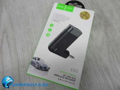 Лот: 17057197. Фото: 1. Ресивер Hoco E53 (Bluetooth) черный. FM-модуляторы, трансмиттеры