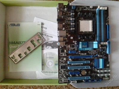 Лот: 2481856. Фото: 1. материнка ASUS M4A87TD/USB3. Материнские платы