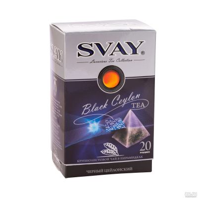 Лот: 13158895. Фото: 1. Чай Чёрный Цейлонский пенал SVAY. Чай, кофе, какао