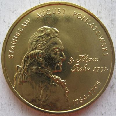Лот: 6449494. Фото: 1. 2 злотых 2005. Станислав Август... Европа