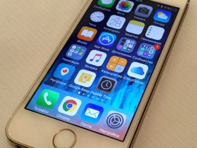Лот: 6509344. Фото: 1. iPhone 5s 64gb РСТ a1457 Gold. Смартфоны