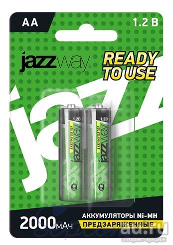 Лот: 15604934. Фото: 1. Батарейка акк. JAZZway AA 2000мАч... Батарейки, аккумуляторы, элементы питания