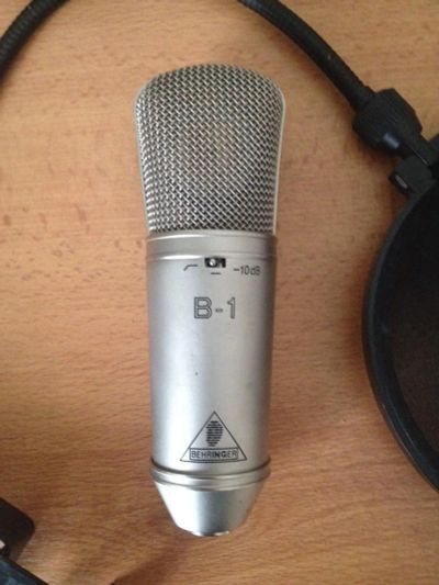 Лот: 6907589. Фото: 1. Микрофон Behringer B-1 + кабель... Студийные микрофоны, радиомикрофоны и радиосистемы