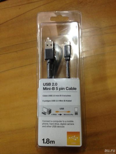 Лот: 8623369. Фото: 1. USB 2.0 Mini-B 5 pin Cable (шнур... Зарядные устройства