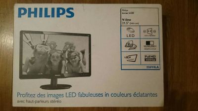 Лот: 9935909. Фото: 1. Монитор Philips 226V4LAB (21,5... ЖК-мониторы