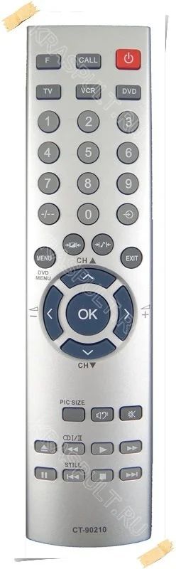 Лот: 15903720. Фото: 1. Пульт TOSHIBA CT-90210. Пульты ДУ