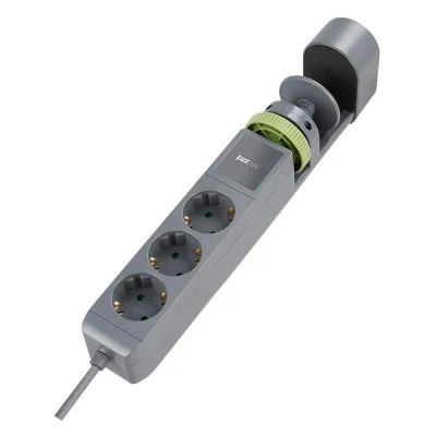 Лот: 25588062. Фото: 1. Удлинитель Jazzway ETD-03U-150-gy... Электроустановочные изделия