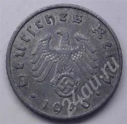 Лот: 203605. Фото: 1. Германия. 3-й Рейх. 5 рейх пфенниг... Германия и Австрия